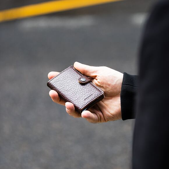 Peněženka Secrid Miniwallet Veg Espresso Brown