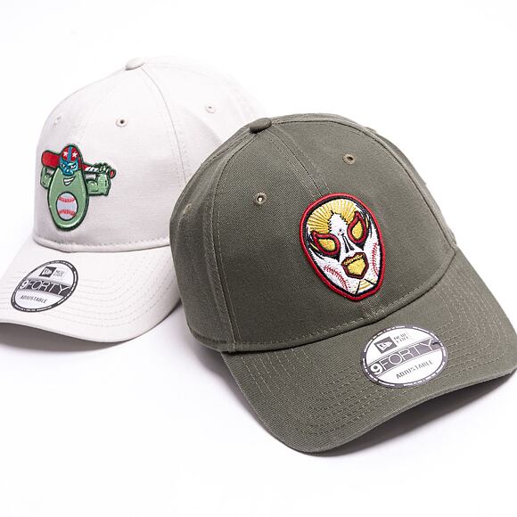 Kšiltovka New Era 9FORTY Minor League REAPHI Strapback New Olive