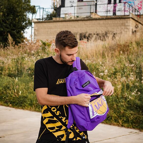 Batoh Mitchell & Ness Los Angeles Lakers Backpack Purple