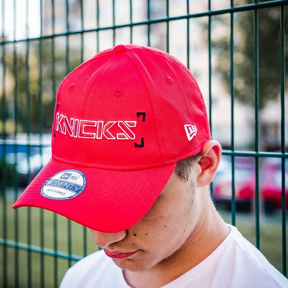 Kšiltovka New Era 9TWENTY New York Knicks Blueprint Red
