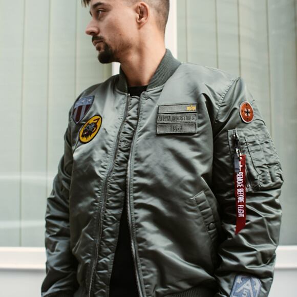 Bunda Alpha Industries MA-1 Air Force Vintage Green