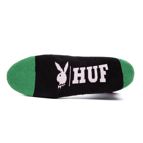 Ponožky HUF Playboy Rabbit Head Crew Sock Black