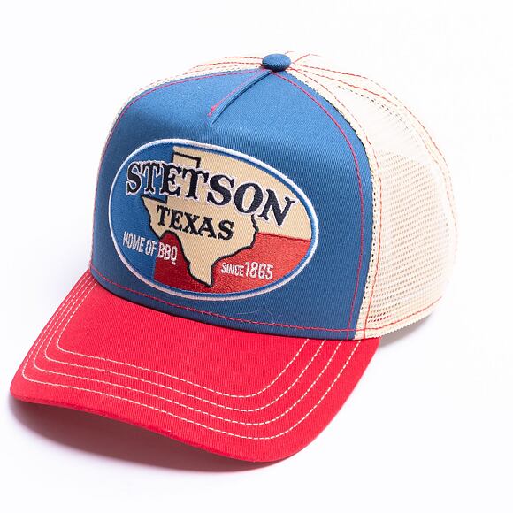 Kšiltovka Stetson Texas Trucker Cap 7751134 Navy/Red