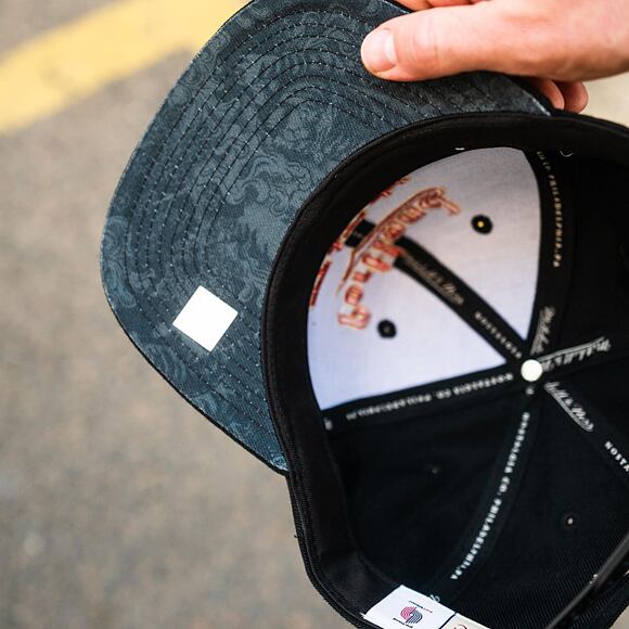 Kšiltovka Mitchell & Ness Water Tiger Snapback Hwc Portland Trail Blazers Black