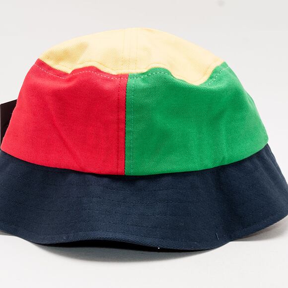 Klobouk Karl Kani Signature Block Bucket Hat red/green/navy