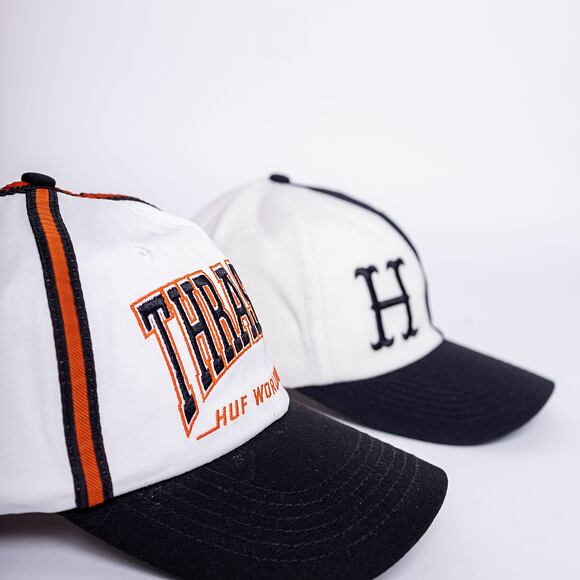 Kšiltovka HUF × Thrasher Center Field Snapback Natural