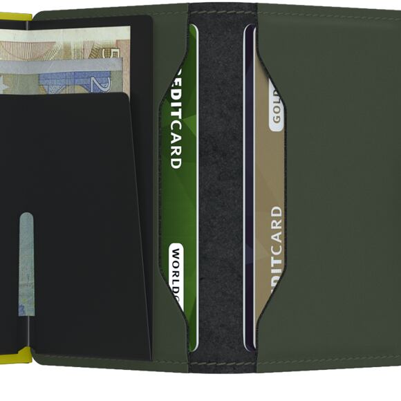 Peněženka Miniwallet Secrid Matte Green & Lime