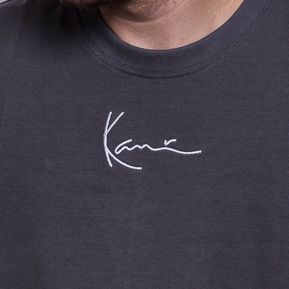Triko Karl Kani Small Signature Heavy Jersey Tee anthracite