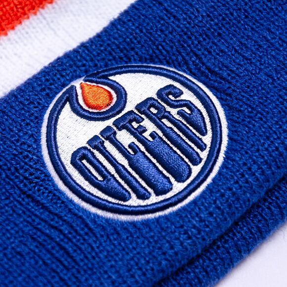 Kulich '47 Brand  Edmonton Oilers Breakaway Cuff Knit Blue