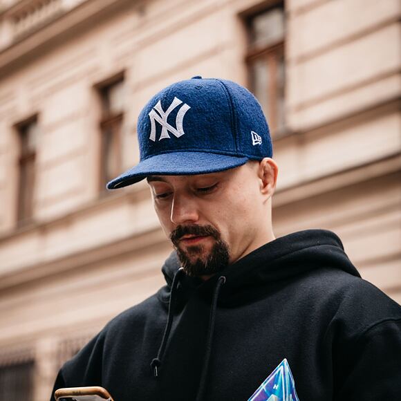 Kšiltovka New Era 59FIFTY MLB Wool New York Yankees Cooperstown Navy