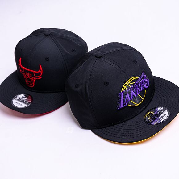 Kšiltovka New Era 9FIFTY NBA Neon Pack  Los Angeles Lakers Black