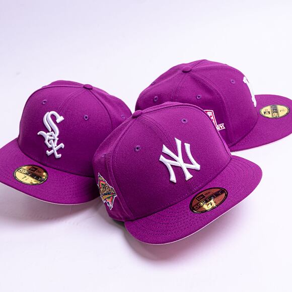 Kšiltovka New Era 59FIFTY "Sparkling Grape" MLB 1996 World Series New York Yankees Cooperstown