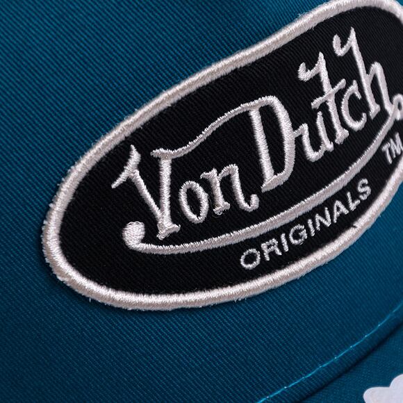 Kšiltovka Von Dutch Boston Trucker Cotton Twill Green/White