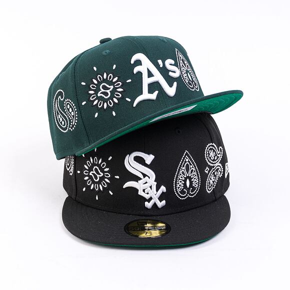 Kšiltovka New Era 59FIFTY MLB All-Over-Paisley Chicago White Sox Team Color / Optic White