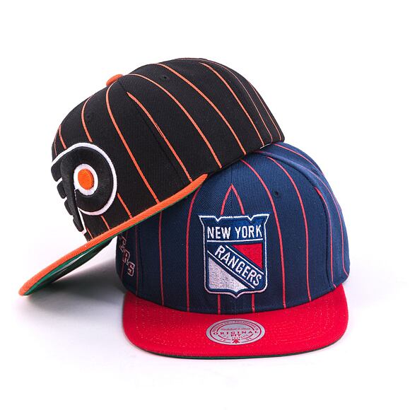 Kšiltovka Mitchell & Ness NHL TEAM PIN SNAPBACK RANGERS Blue