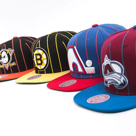 Kšiltovka Mitchell & Ness NHL TEAM PIN SNAPBACK AVALANCHE Maroon