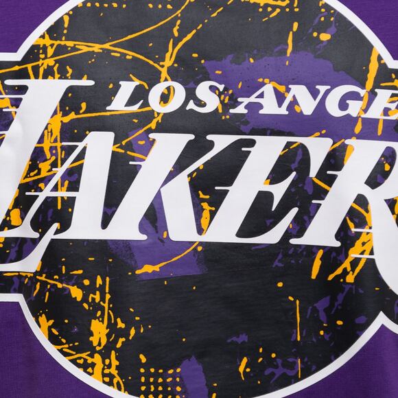 Triko New Era Infill Team Logo Oversized Tee Los Angeles Lakers Purple / Black