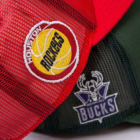 Kšiltovka Mitchell & Ness NBA Team Seal Trucker HWC Rockets Red