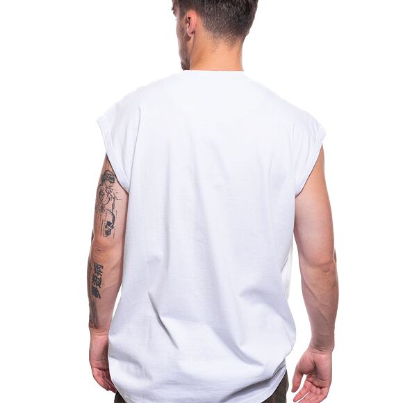 Triko Karl Kani Small Signature Sleeveless Tee white