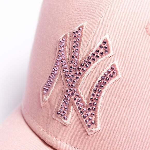 Dámská Kšiltovka New Era 9FORTY Womens MLB Diamante New York Yankees Pastel Pink