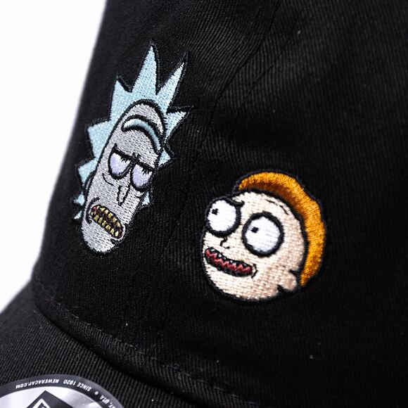 Kšiltovka New Era 9TWENTY Rick and Morty Heads Black