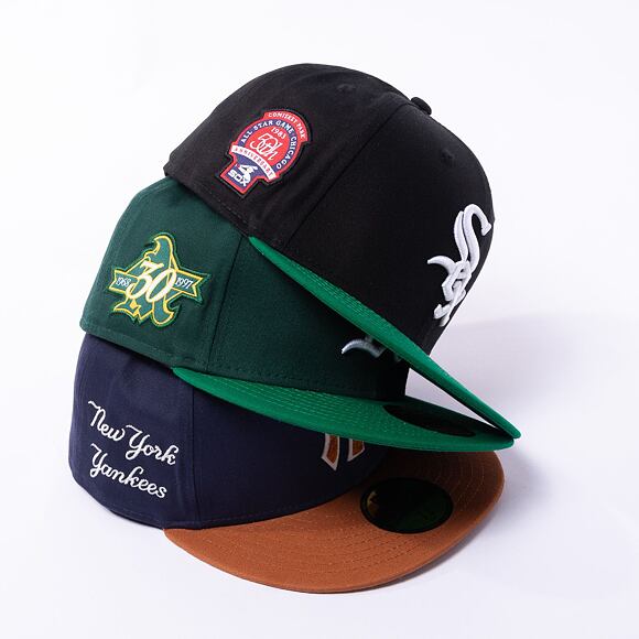 Kšiltovka New Era 59FIFTY MLB Team Color Chicago White Sox Cooperstown Black / White / Kelly Green