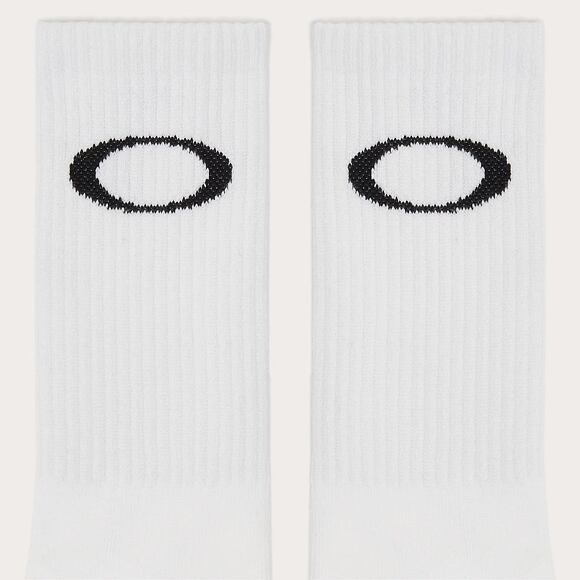 Ponožky Oakley Ellipse 3 pack Crew Sock White