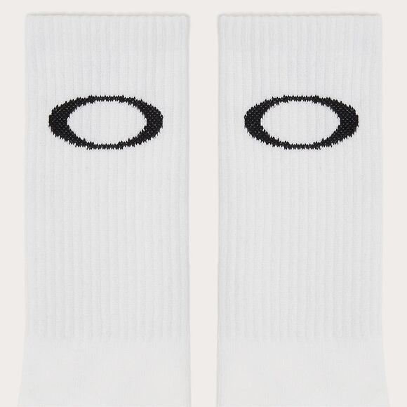 Ponožky Oakley Ellipse 3 pack Crew Sock White