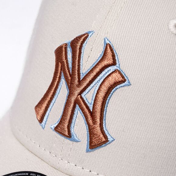 Kšiltovka New Era 9FORTY MLB Patch New York Yankees Retro - Off White