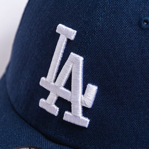 Kšiltovka New Era 9 - MLB Linen FORTY - Los Angeles Dodgers - Navy / White