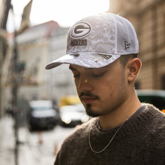 Kšiltovka New Era - NFL24 9SEVENTY Stretch-Snap - Green Bay Packers