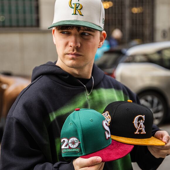 Kšiltovka New Era - 59FIFTY MLB Contrast Cord - California Angels - Black