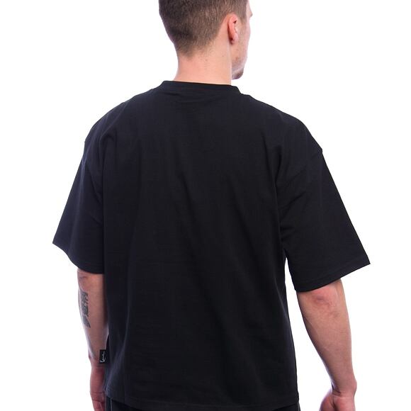 Triko Karl Kani - Woven Signature Chrome Logo Crop Tee - black