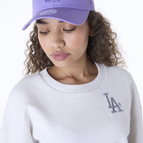 Dámská Mikina New Era - MLB Essential Crewneck - LA Dodgers - Heather Grey