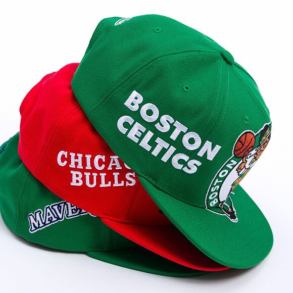 Kšiltovka Mitchell & Ness - Boston Celtics - Big Time Snapback - Green