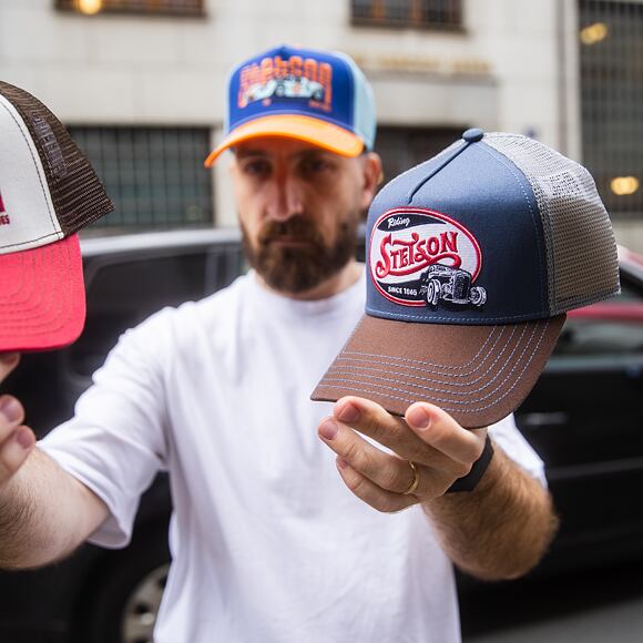 Dětská Kšiltovka Stetson Trucker Cap Riding Hot Rod 62