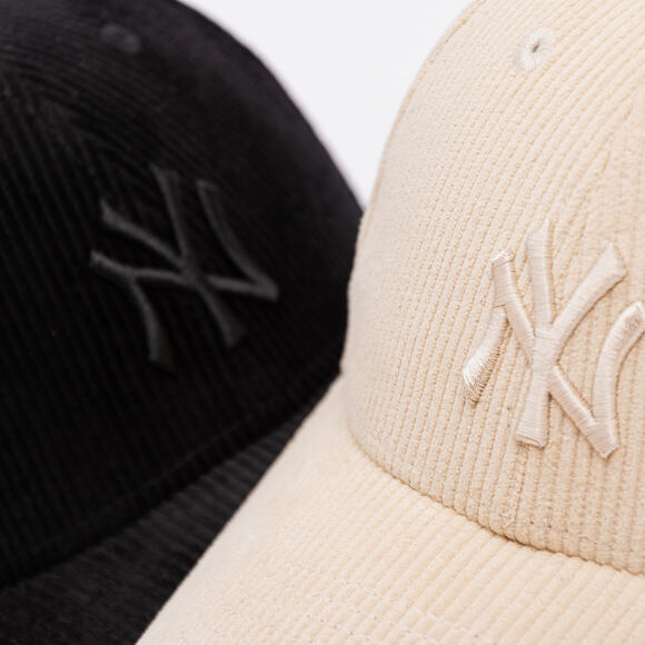 Dámská Kšiltovka New Era - MLB Cord 9FORTY - NY Yankees - Stone