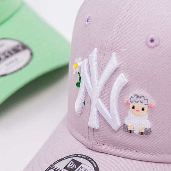 Dětská Kšiltovka New Era - MLB Fall Icons 9FORTY - NY Yankees - Lavender