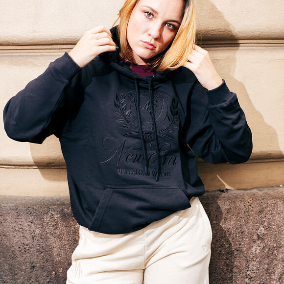 Dámská Mikina New Era - Crest Hoodie - Black