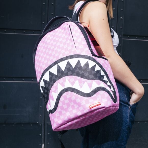 Batoh Sprayground - Pink And Black Drip Check Dlxsv Backpack