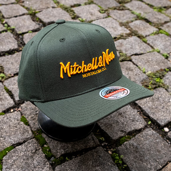Kšiltovka Mitchell & Ness - Pinscript Classic Red - Own Brand - Green/Orange