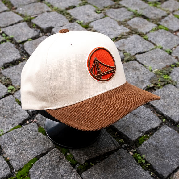 Kšiltovka Mitchell & Ness - Tawny Pro Crown - Golden State Warriors - Sand/Brown