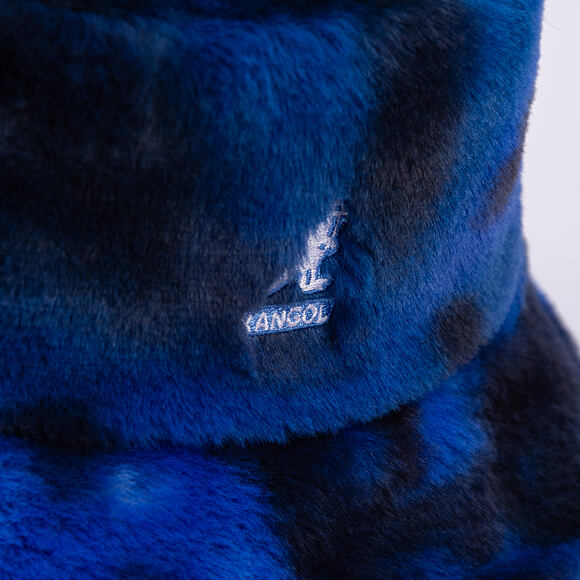 Klobouk Kangol - Faux Fur Bucket - Blue Iridescent Clouds