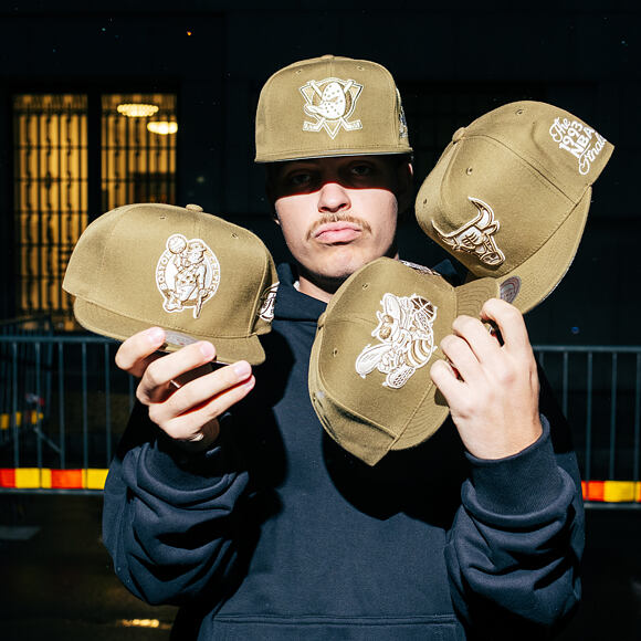 Kšiltovka Mitchell & Ness - NHL Fashion Basic Snapback Vntg - Anaheim Ducks - Olive