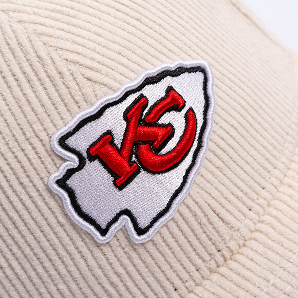 Kšiltovka New Era - NFL Cord 9FORTY M-Crown - Kansas City Chiefs - Cream