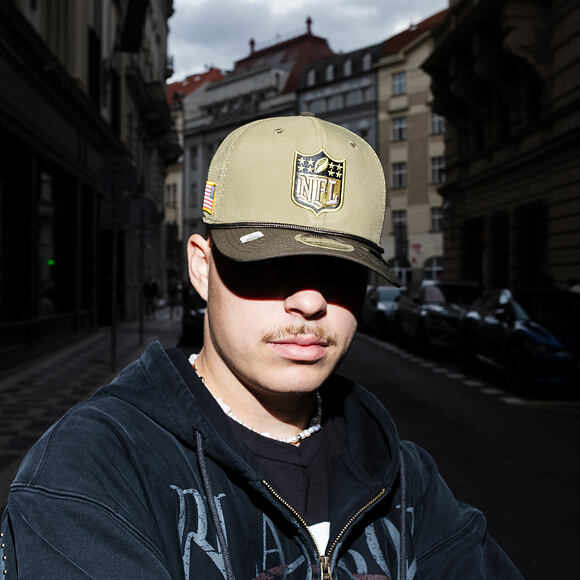 Kšiltovka New Era - NFL25 "Salute to Service" - 9SEVENTY Stretch-Snap - NFL Logo