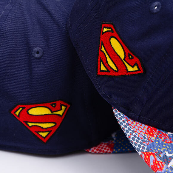 Dětská Kšiltovka New Era - Warner Bros DC Universe 9FIFTY - Superman - Navy