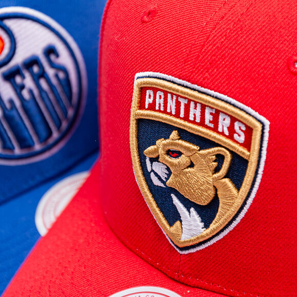 Kšiltovka Mitchell & Ness - Florida Panthers - Team Ground 2.0 Pro Snapback - Red