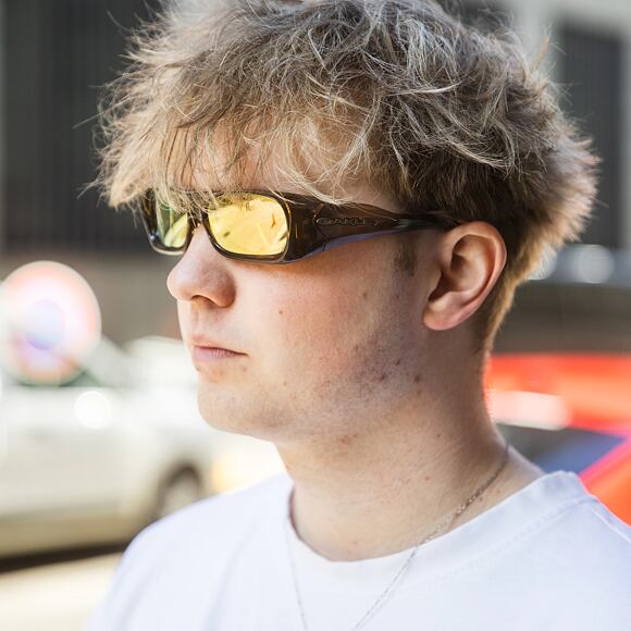 Sluneční brýle Oakley - Permian - Prizm Rose Gold/Brown Smoke