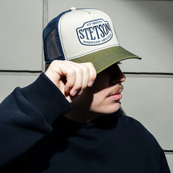Kšiltovka Stetson - Trucker Cap - Western Patch - 45